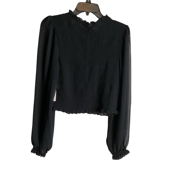 RD Style Black Smocked Crop Top & Ruffle Mini Skirt Set - Size L - Picture 2 of 6